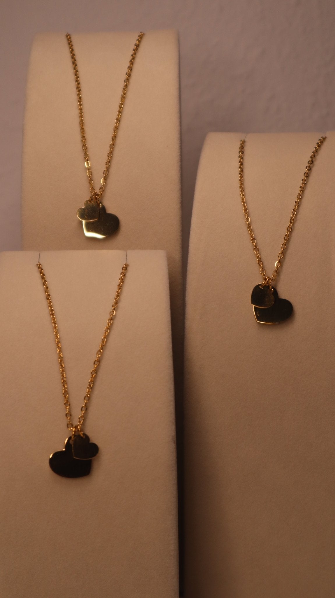 Doppelherz - Kette – personalisierbar - Lalish Shop