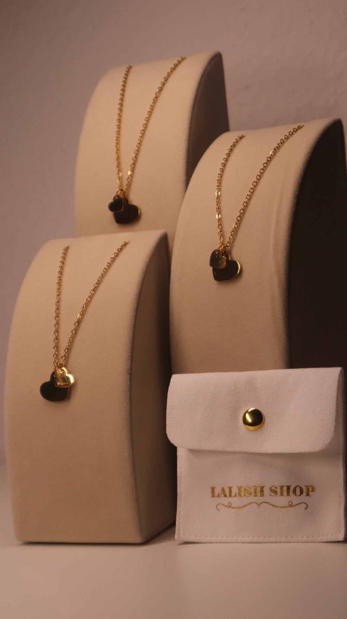 Doppelherz - Kette – personalisierbar - Lalish Shop