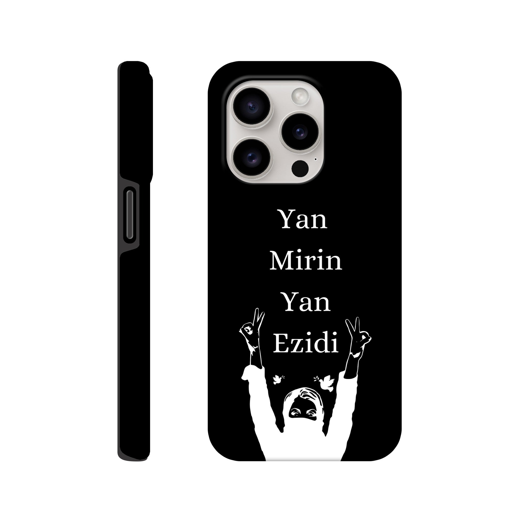 Yan Mirin Yan Ezidi Handyhülle Schwarz - Lalish Shop