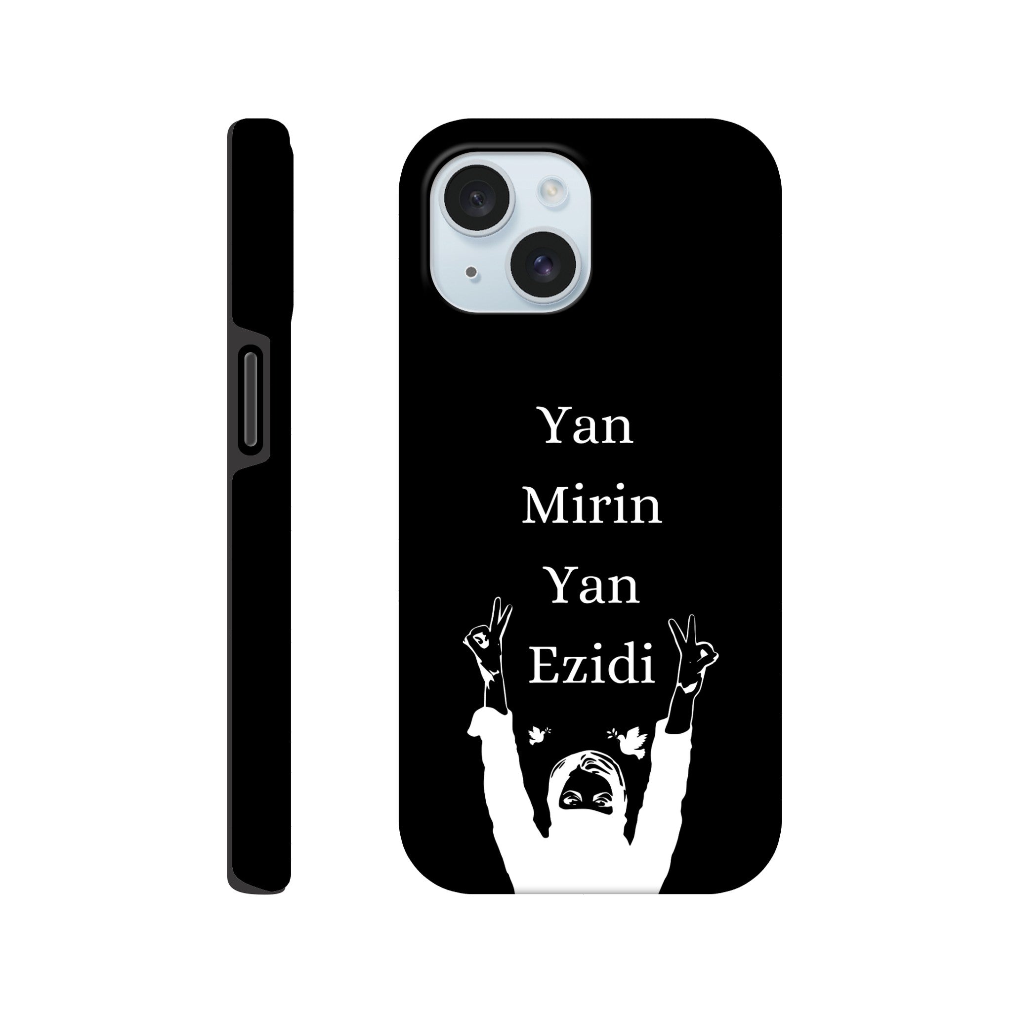 Yan Mirin Yan Ezidi Handyhülle Schwarz - Lalish Shop