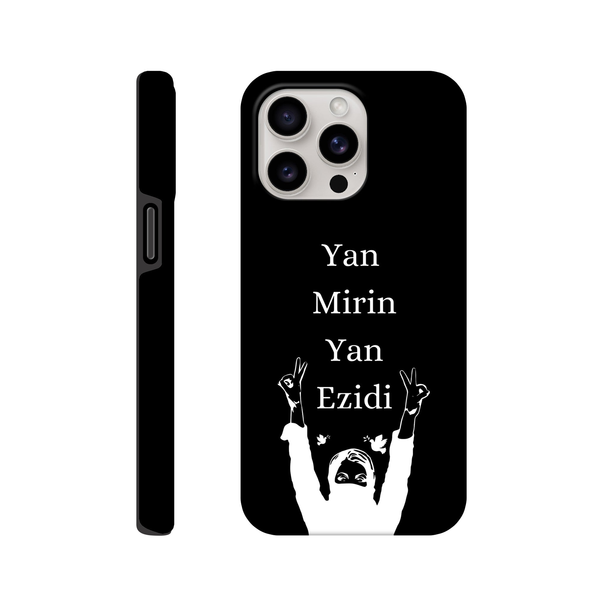 Yan Mirin Yan Ezidi Handyhülle Schwarz - Lalish Shop