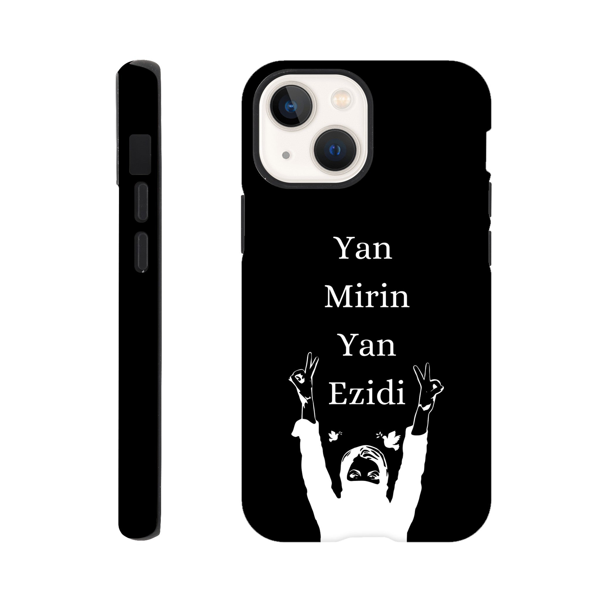 Yan Mirin Yan Ezidi Handyhülle Schwarz - Lalish Shop