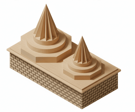 Lalish doppel Tempel - Größe wählbar - Lalish Shop