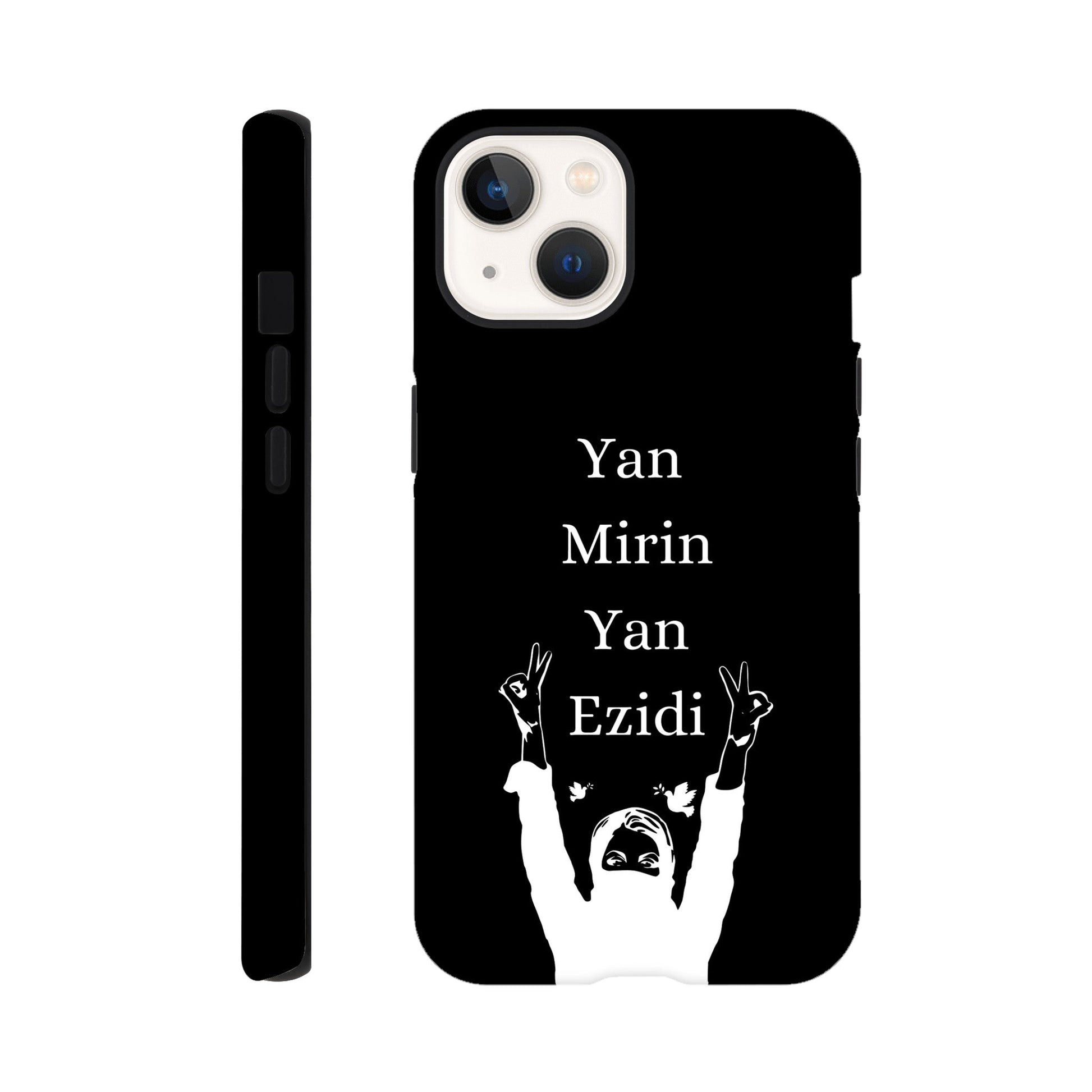 Yan Mirin Yan Ezidi Handyhülle Schwarz - Lalish Shop