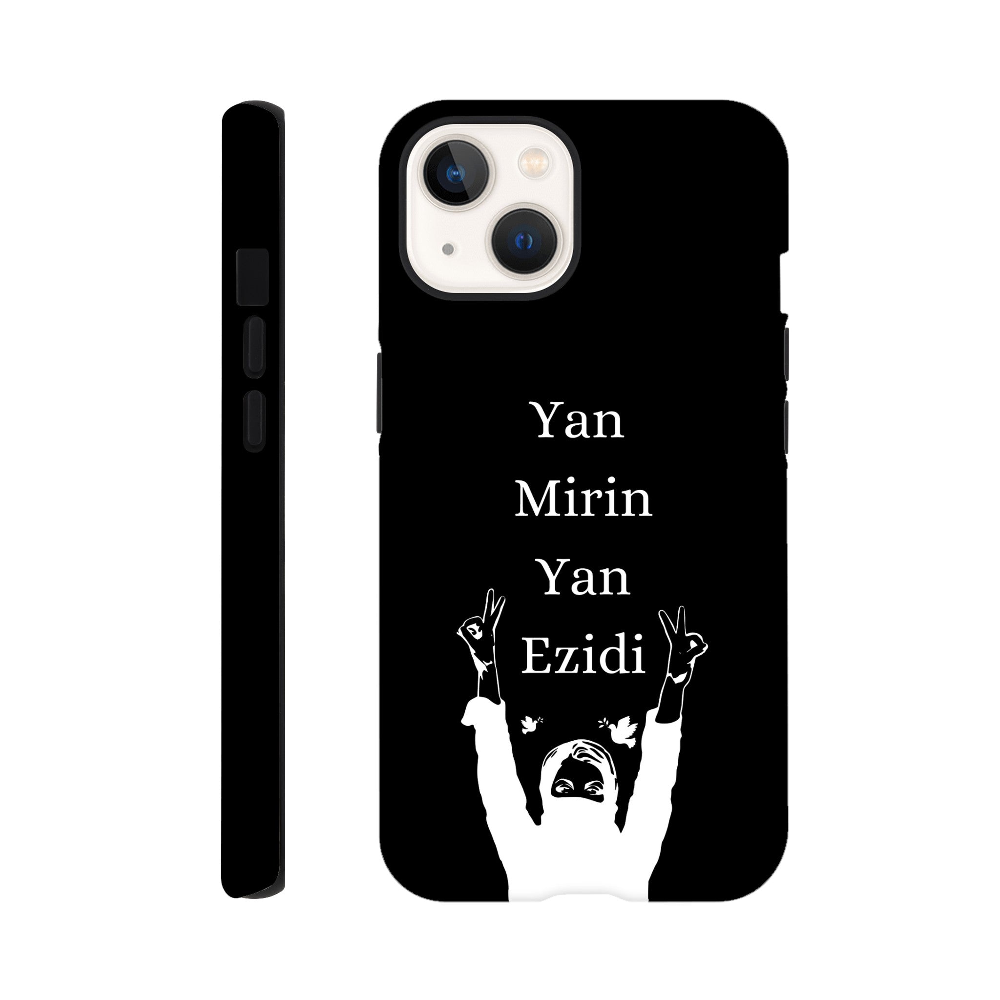 Yan Mirin Yan Ezidi Handyhülle Schwarz - Lalish Shop