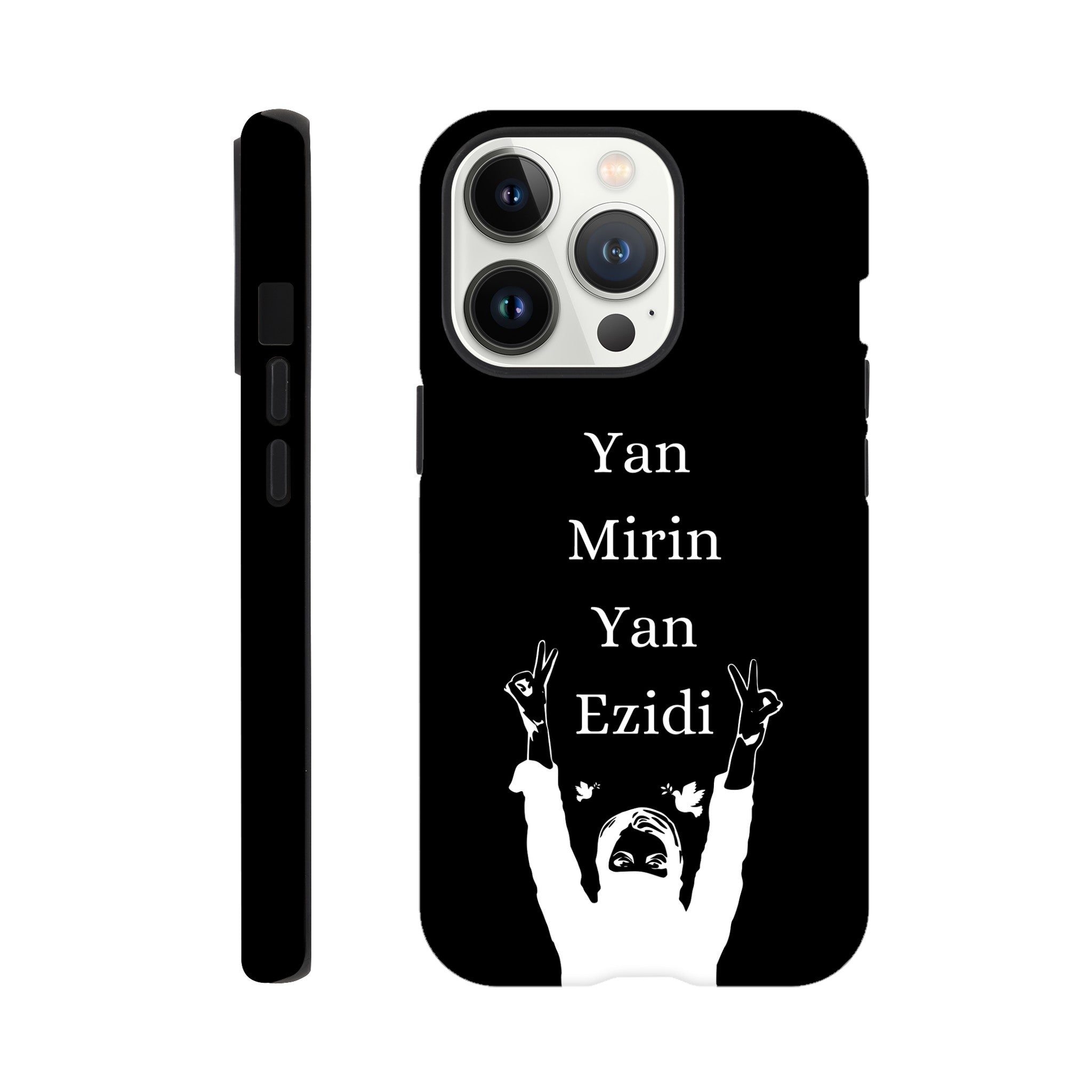 Yan Mirin Yan Ezidi Handyhülle Schwarz - Lalish Shop