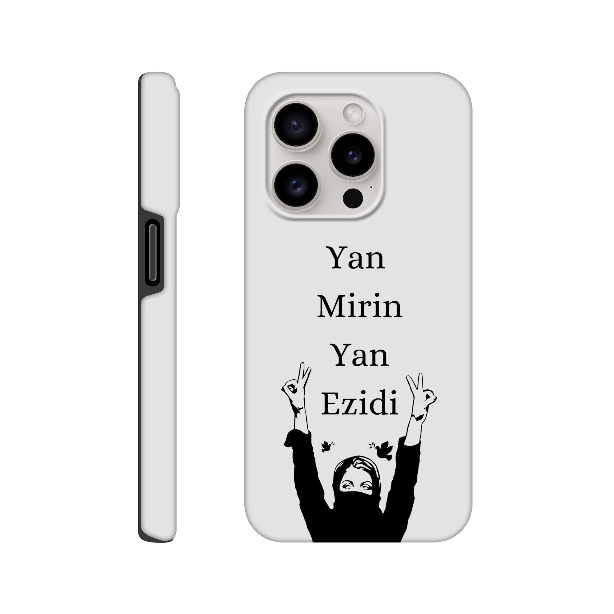 Yan Mirin Yan Ezidi Handyhülle Weiß - Lalish Shop