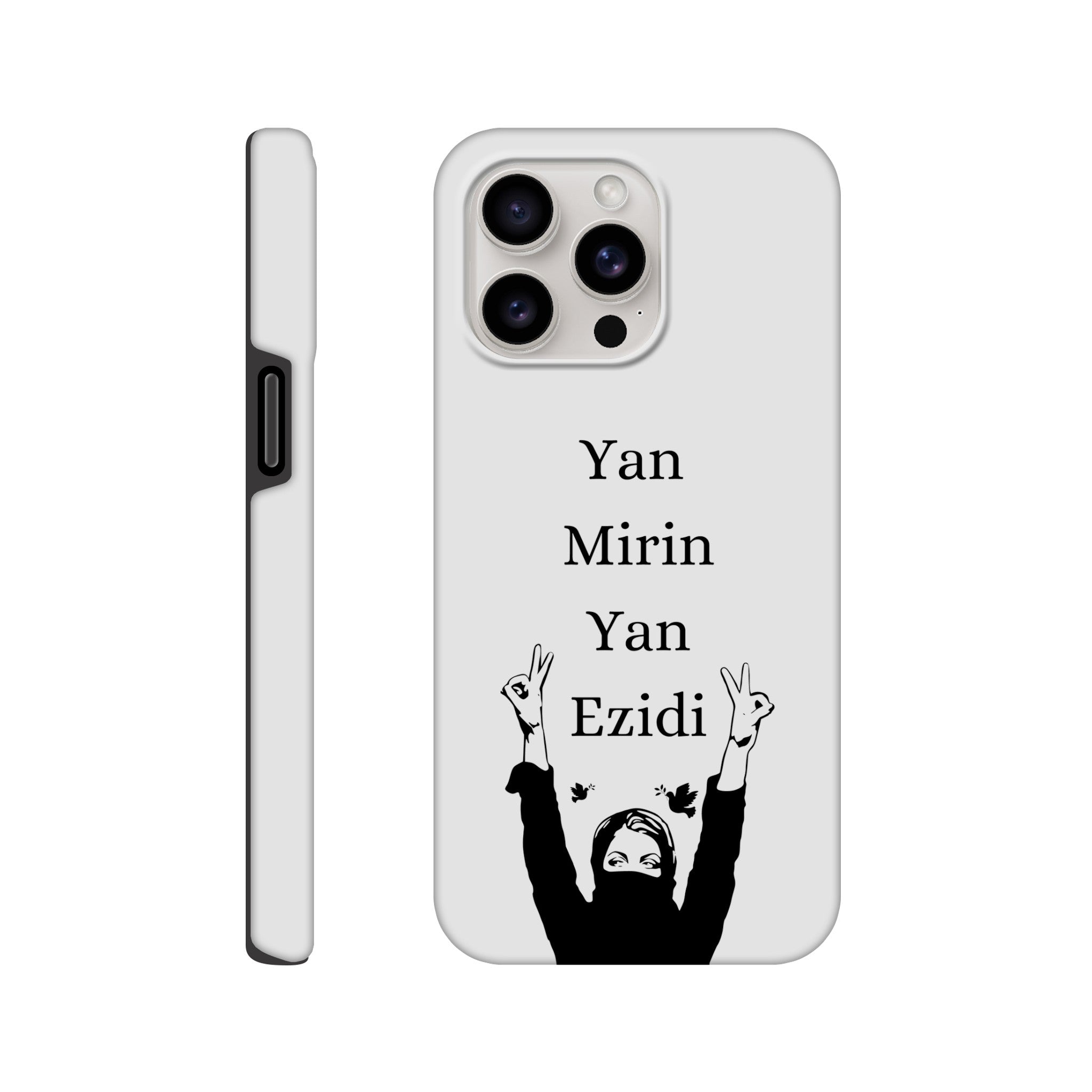 Yan Mirin Yan Ezidi Handyhülle Weiß - Lalish Shop